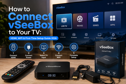 How to Connect vSeeBox to Your TV: HDMI, WiFi &amp; First-Time Setup Guide 2026