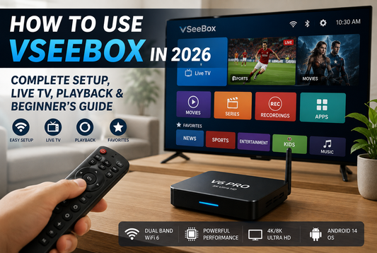 How to Use vSeeBox in 2026: Complete Setup, Live TV, Playback &amp; Beginner's Guid
