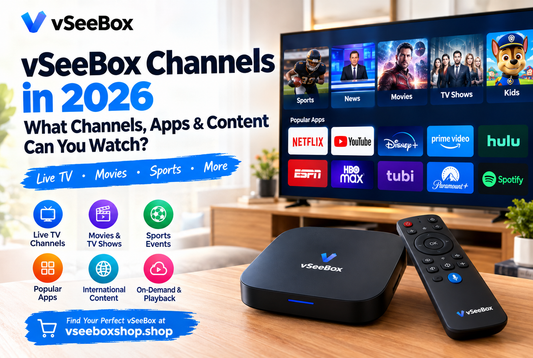 vSeeBox Channels in 2026: What Channels, Apps &amp; Content Can You Watch?